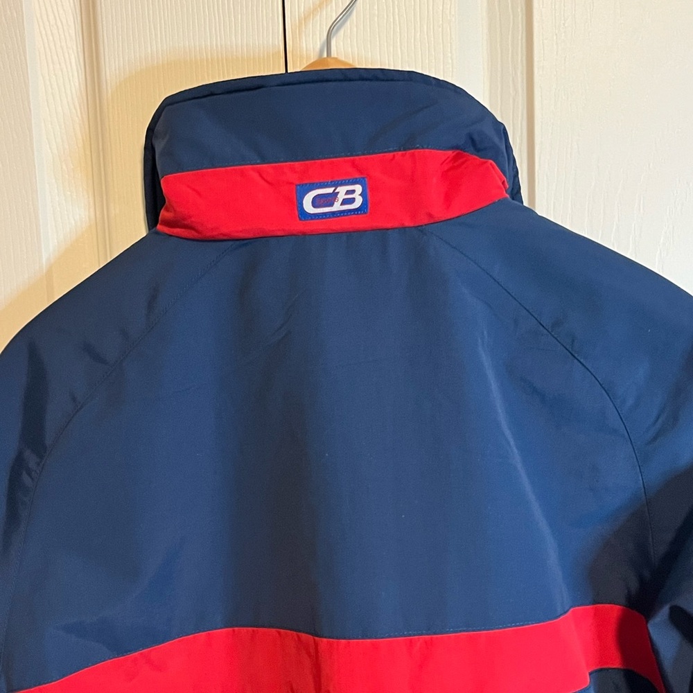NWT, men’s CB Sports jacket, navy and red, size large - Picture 10 of 10